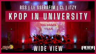 KPOP IN SCHOOL PERFORMANCE  BSS  LE SSERAFIM  CL  ITZY  AWARD SHOW  WIDE VIEW SAYAW 2024 [upl. by Dincolo]