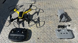 Vivitar DRC445 VTI Skytracker GPS Follow Me Drone VS DJI MAVIC AIR 2 Which Should You Buy in 2022 [upl. by Hege485]