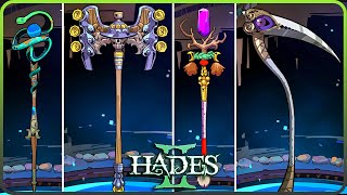 Hades 2  All Weapons Aspects Showcase [upl. by Daht245]