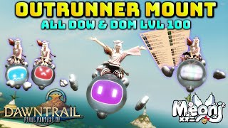 FFXIV Outrunner Mount  Get All Combat Jobs To Level 100 [upl. by Travus]