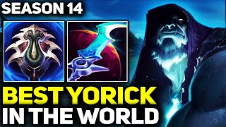 RANK 1 BEST YORICK IN SEASON 14  AMAZING GAMEPLAY  League of Legends [upl. by Early]