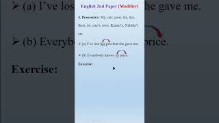 Modifier Part4 english modifier hsc spokenenglish englishgrammar [upl. by Eglantine]