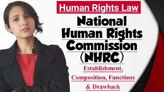 National Human Rights Commission  NHRC  Establishment Composition Functions and Drawback of NHRC [upl. by Eiuqnimod]