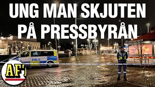 Man skjuten på Pressbyrån i Göteborg [upl. by Auqeenahs]