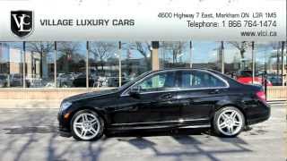 2010 MercedesBenz C350  Village Luxury Cars Toronto [upl. by Adlitam]