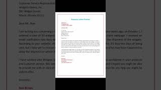 Letter writing formats shortsvideo vialshorts IndianshortsKM [upl. by Carlita743]