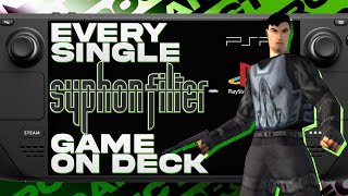 Reviewing Every SYPHON FILTER Game on Steam Deck [upl. by Lilllie]