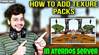 How To Upload Resource Pack in Aternos Server  How To Add Texture Packs in Aternos Server [upl. by Verna]