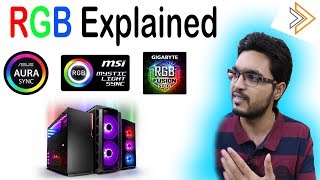 RGB Lights Explained  Aura RGB Mystic Light RGB Fusion   in Hindi [upl. by Cutcheon]