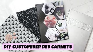 DIY 4 façons de customiser des carnets [upl. by Grantland]