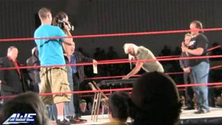 Kevin Nash attacks Ricky Morton at contract signing [upl. by Ydnas628]