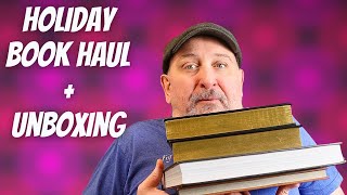 Holiday Book Haul amp Unboxing [upl. by Hegyera]