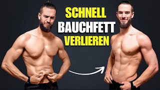 Schnell BAUCHFETT loswerden so klappts [upl. by Rimidalg]