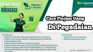 Cara Pinjam Uang Di Pegadaian Digital [upl. by Leidag4]