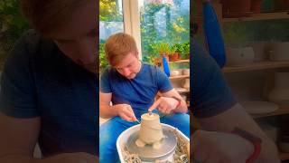 Positive pottery vibes 👆🏺 clay ceramic craft pottery [upl. by Dikmen]