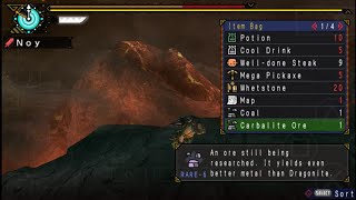 Monster Hunter portable 3rd how to get carbalite ore [upl. by Bernat]