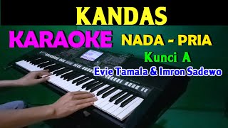 KANDAS  Evie Tamala amp Imron Sadewo  KARAOKE Nada Pria  ADO [upl. by Elly]