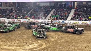 Elliott vs show me nation blizzard bash 2024 demolition derby [upl. by Tamas]