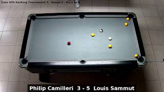 Philip Camilleri vs Louis Sammut  Euro O50 Ranking Tournament 4  Round 1 [upl. by Dasya]