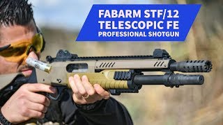 FABARM STF12 Telescopic FE professional shotgun test [upl. by Adnawyt]