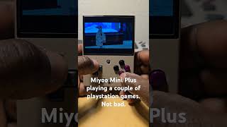 Miyoo Mini Plus playing a couple of playstation games Not bad [upl. by Atiniuq233]