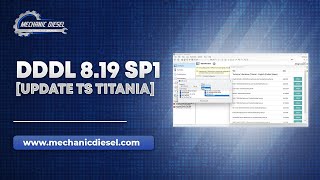 DETROIT DIESEL DIAGNOSTIC LINK 819 SP1 UPDATE TS TITANIA [upl. by Etteniuqna]