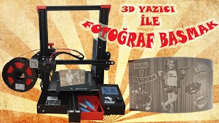 3D Yazıcı ile Fotoğraf Basmak Lithophane Sipariş 05057049498 [upl. by Cristoforo]