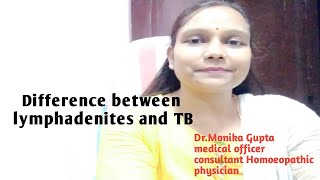 difference between lymphadenites and TB glandlymphadenitestbglandhomoeopathy [upl. by Llertnom]