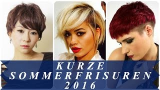 Kurze Sommerfrisuren 2016 [upl. by Seidler171]