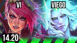 VI vs VIEGO JGL  Rank 2 Vi Rank 9  BR Grandmaster  1420 [upl. by Lennad]