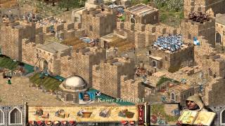 Lets Play Stronghold Crusader German 156 [upl. by Ambrogino537]