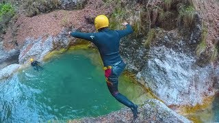 Canyoning in Slovenia  Creek Sušec  TripLovers [upl. by Eisen]