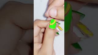 Easy and beautiful Nail design nailart nailcolour naildesign [upl. by Anazus]