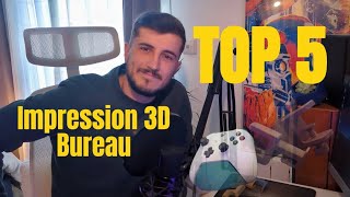 TOP 5 des prints 3D à imprimer pour ton Bureau 😯 [upl. by Giardap]