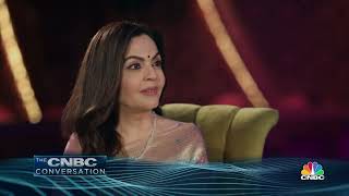 An Exclusive Interview of Mrs Nita M Ambani with CNBC International [upl. by Sanburn659]