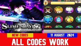 NEW UPDATE CODES RELICS Slime Slaying Simulator RPG ROBLOX  ALL CODES  AUGUST 11 2024 [upl. by Majka]