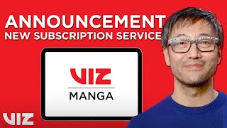 Announcing VIZ Manga A New Subscription Service [upl. by Ahsinyt]