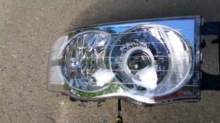 Dodge Ram HID retrofit [upl. by Nnorahs]