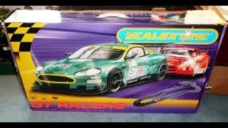 Scalextric Set Review GT Racers Second Hand [upl. by Wachtel]