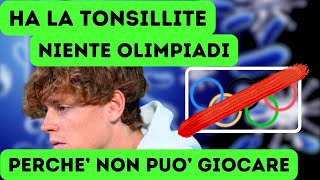 🔴La Tonsillite Di Sinner  A Cosa Può Essere Dovuta e Perché Gli Impedirà Di Giocare🤦‍♂️ [upl. by Gronseth]