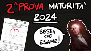 SOLUZIONE COMMENTATA 2° Prova di Matematica  Maturità 2024 [upl. by Forelli304]