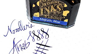 Diamine Majestic Blue Ink Review [upl. by Eirrab]