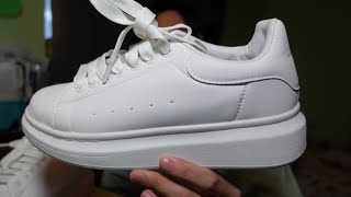 Alexander McQueen Sneakers From DHGate  Review  On Foot [upl. by Aicileb]