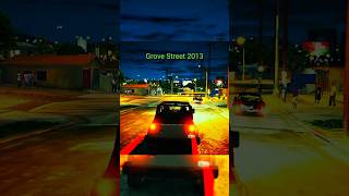 Grove Street 2013 Vs Grove Street 2004  GTA [upl. by Aynom]