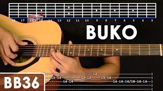 Buko  Jireh Lim Guitar Tutorial includes intro lead and rhythm [upl. by Eimaj]