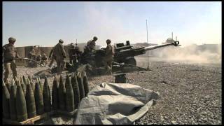 M777A2 Howitzer  Artillery Support in Afghanistan [upl. by Sirap932]