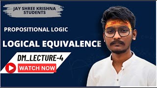 LOGICALEQUIVALENCEENGINEERING MATHEMATICSSEM3Chirag Solanki [upl. by Nairadas]