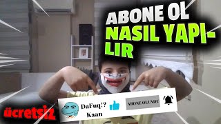 YOUTUBE ABONE OL ANİMASYONU NASIL YAPILIR PC ÜCRETSİZ [upl. by Limaa288]