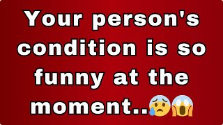 OMG😲Your persons condition is so funny 😱 dm to df  💌 Twinflame reading today [upl. by Neeluqcaj]