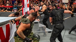 The Shield fight the entire roster Raw Sept 10 2018 [upl. by Aifos]